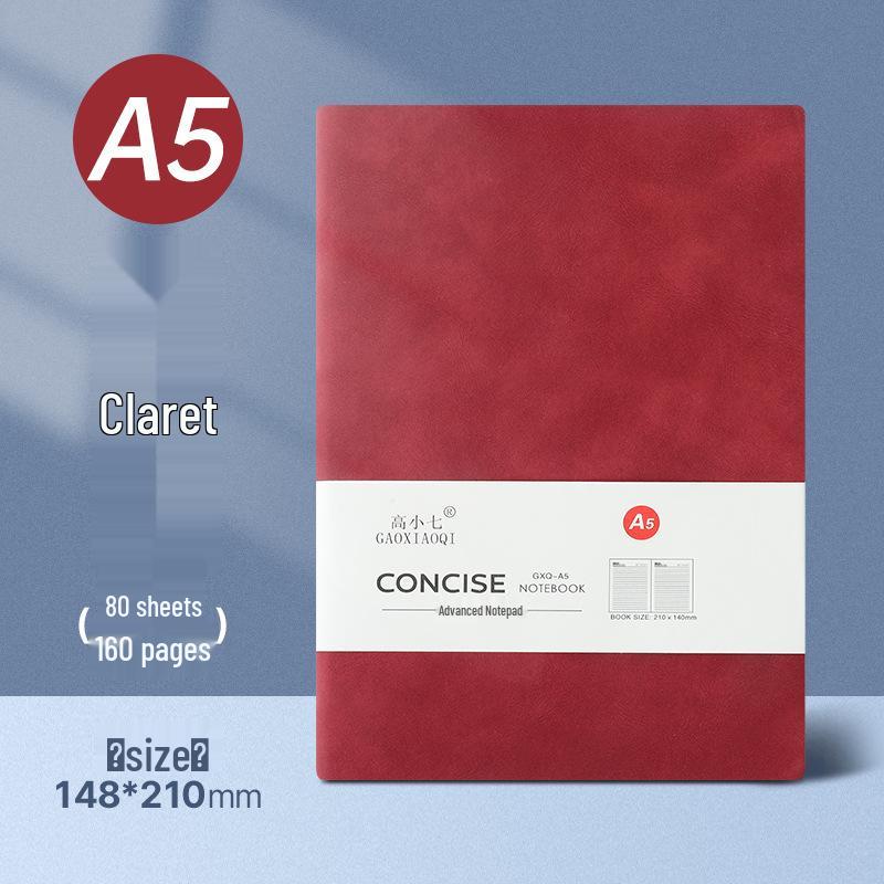 

A5 Thickened Business Notebook - Large Volume Diary for Students A6 [80 sheets, 160 pages]