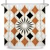 3d Bathroom Curtains Colorful Geometry Shower Curtains Waterproof Polyester Fabric With Hooks Home Decor Washable Bath Curtain