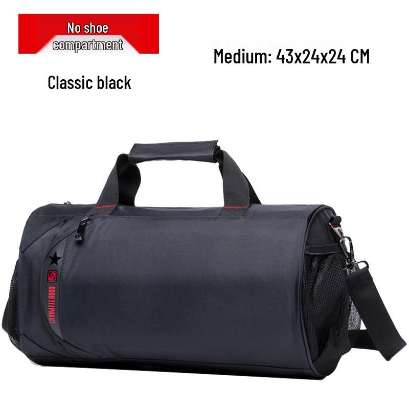 

Foreign Trade Fitness Bag: Waterproof, Large Capacity Sports Bag with Wet/Dry Separation and Shoe Compartment for Outdoor Travel. Medium 43*24*24