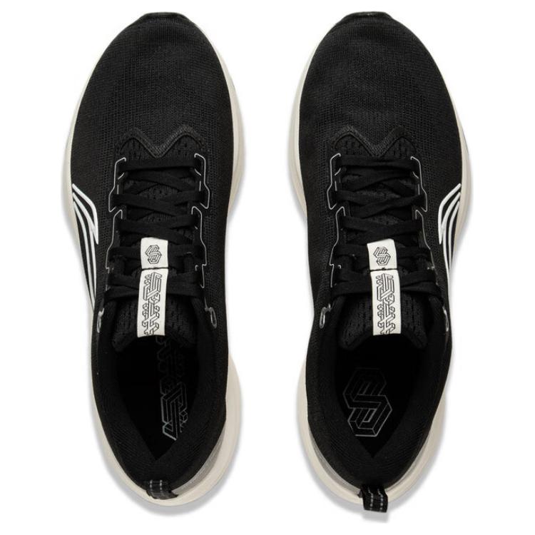 New LiNing Red Hare 8 Anti-Slip Wear-Resistant Breathable Lightweight Rebound Low-Top Casual Running Shoes Women's Black ARPV004-5