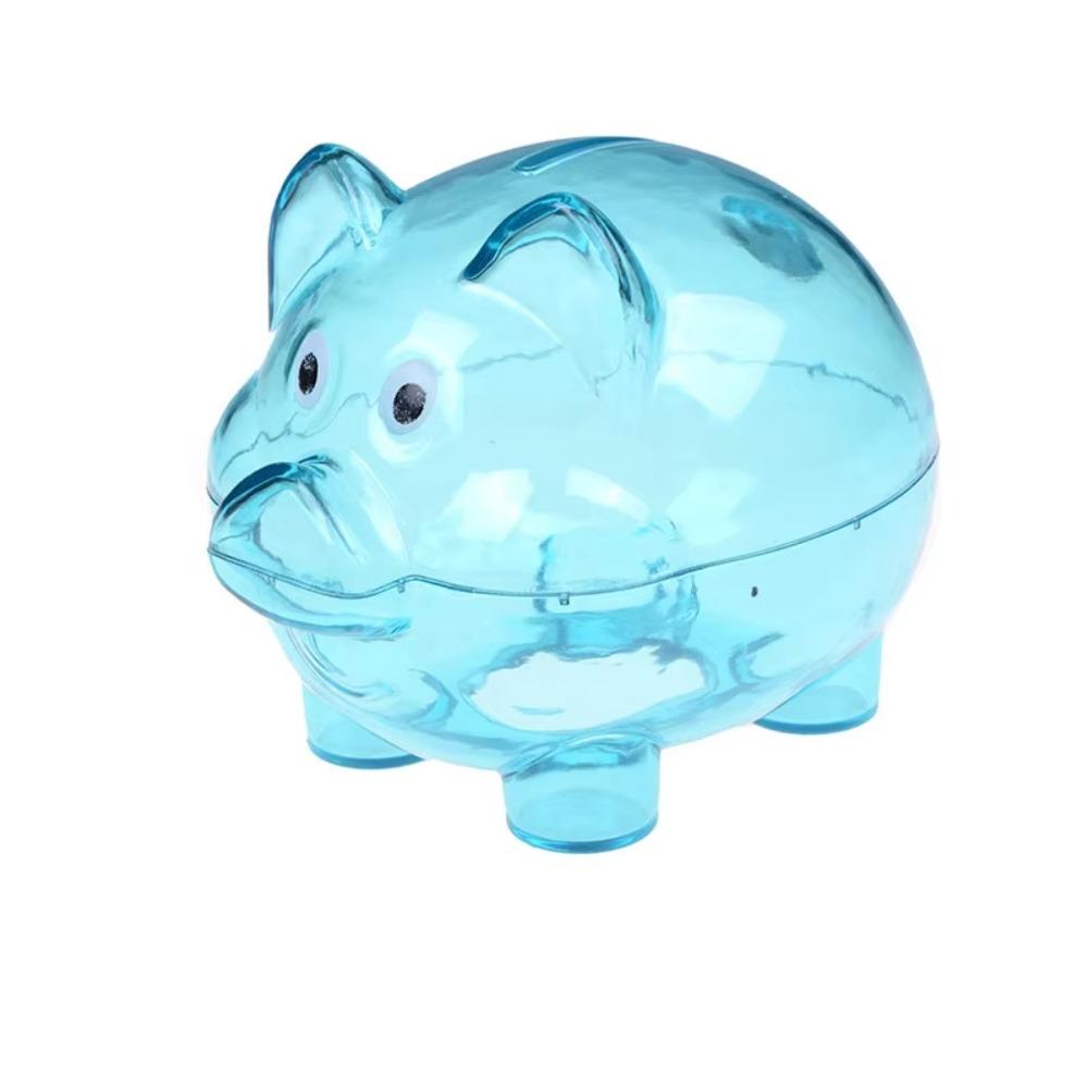 Transparent Money Box Pig Shape Storage Bottl New Money Saving Box  for Children