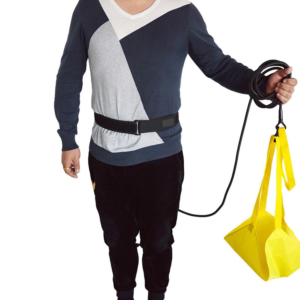 Neoprene Swim Training Resistance Elastic Belt Parachute Adjustable Waist Strap Swimming Exerciser Waist Accessories