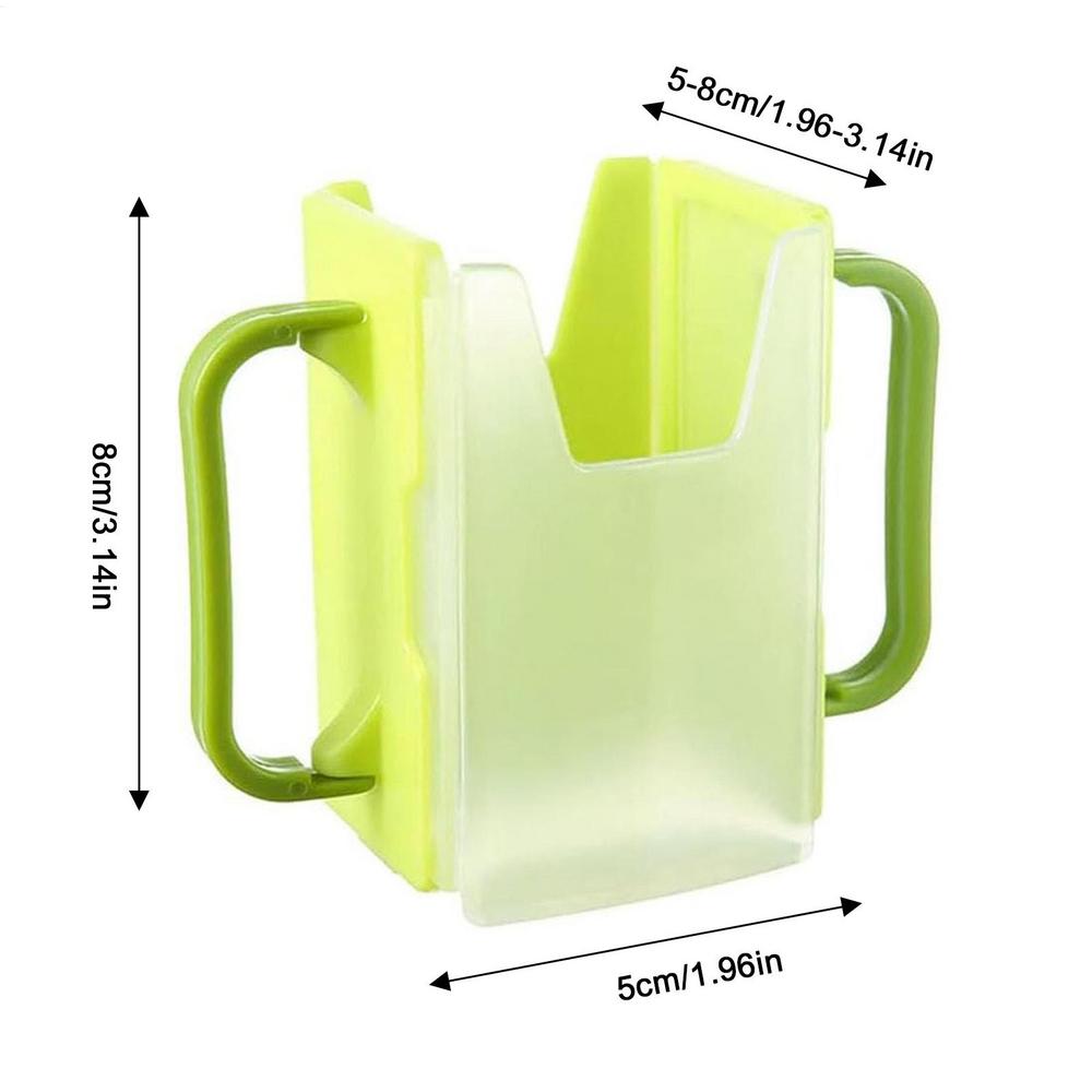 1PC Infant Anti-Spill Bottle Cup Milk Holder Plastic Foldable Baby Toddler Juice Box Drinking Milk Box Holder