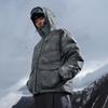Li Ning CF Water Resistant Short Down Jacket Unisex Jacket AYMU215-4