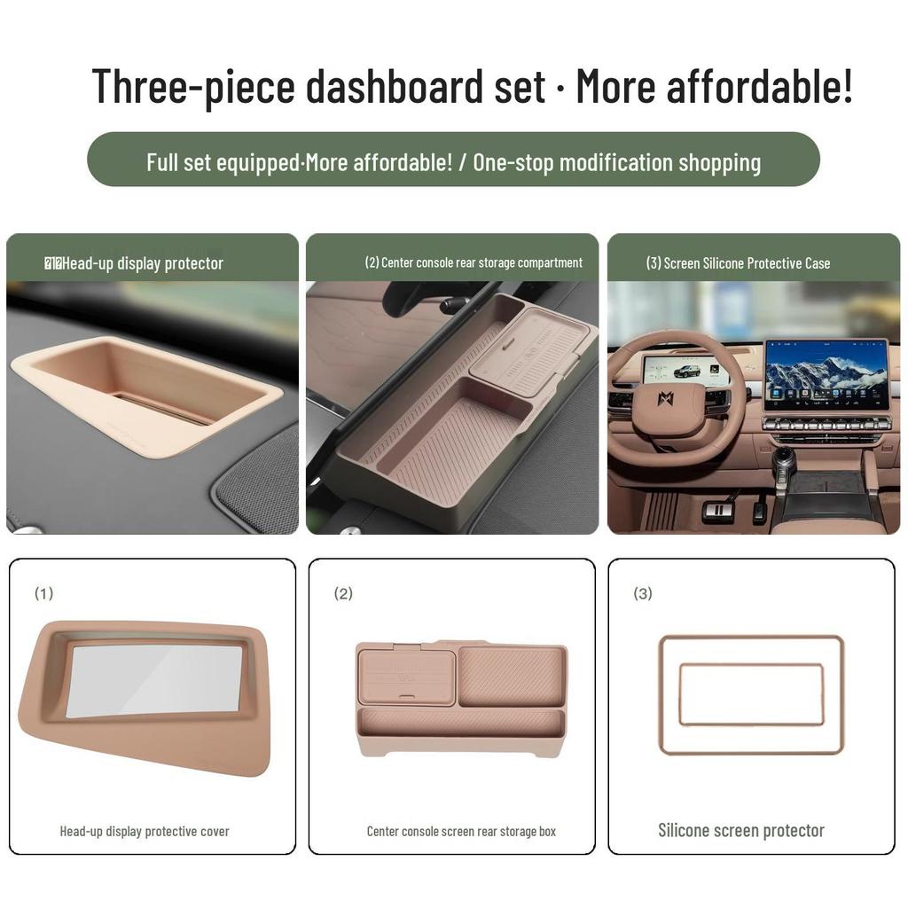 Dongfeng Mengshi M817 Wireless Charging Silicone Pad Cup Holder