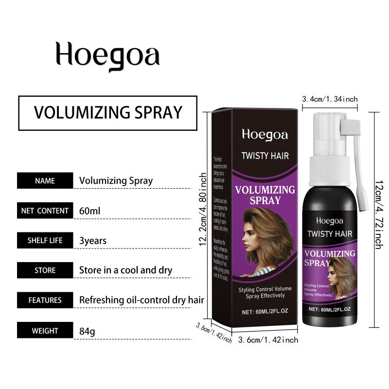 Volume Boosting Hair Spray With Collagen For Root Lift Lightweight Formula Non Sticky Feel All Day Freshness Fine Flat Oily