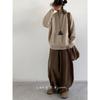 Retro Unisex Corduroy Wide-Leg Pants - Autumn/Winter Y2K Style