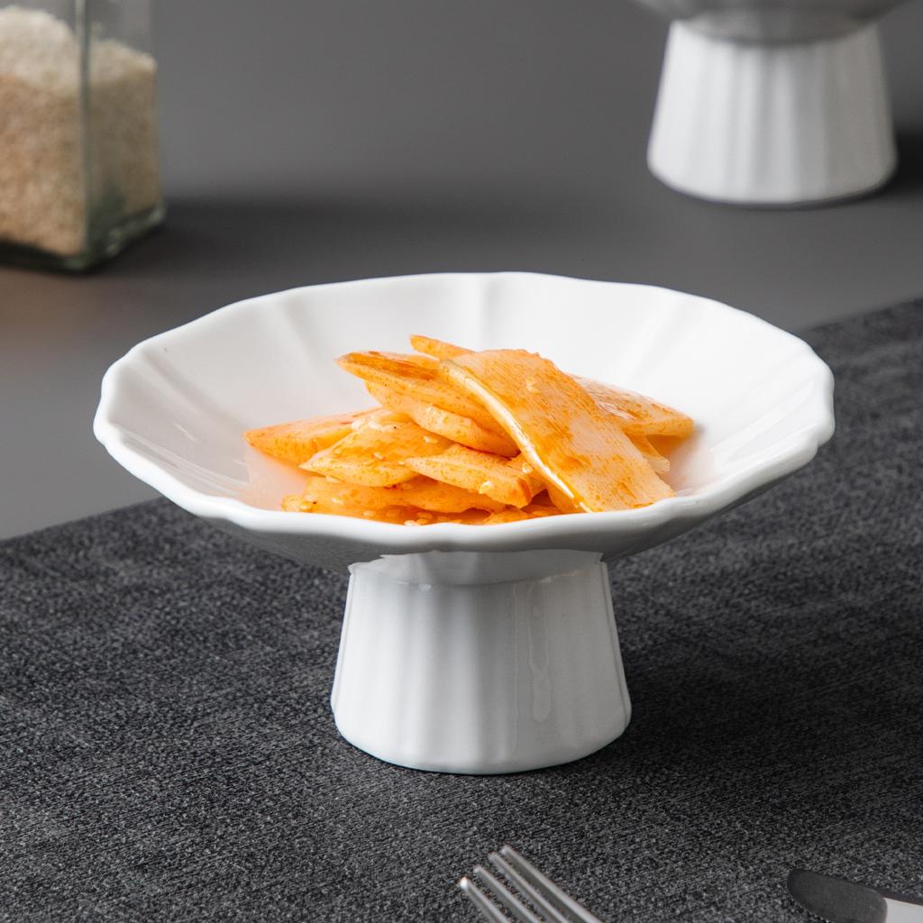 High-Value Dessert Trays, Hotel Creative Snack Plates, Tall Plates, Home Dessert Bowls, Assorted Ice Cream Bowls