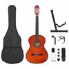 VidaXL Classical Guitar Set for Beginners 12 Pcs 4/4 39"