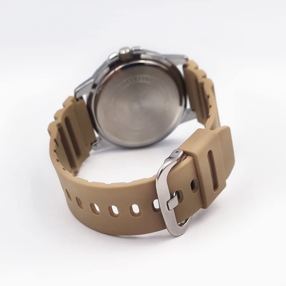 Casio Uni Analogue Watch Strap Brown, Brown/Black,