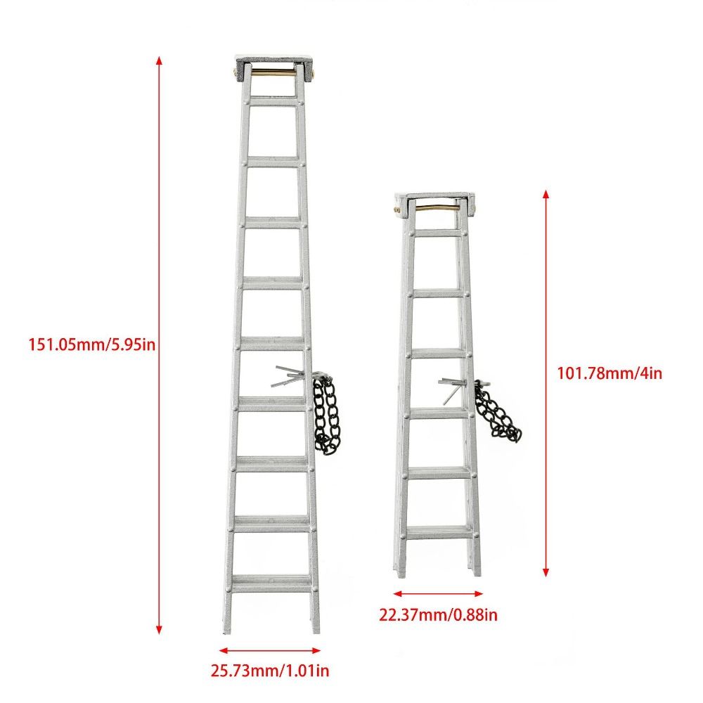 Simulation RC Crawler Ladder 1/10 Scale Mini Ladder Climbing Car Ladder  Vehicle Toys