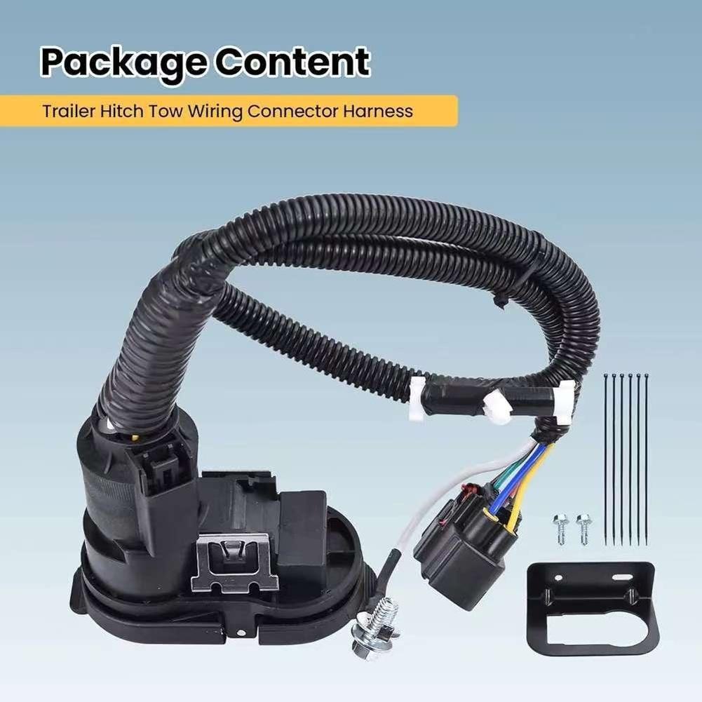 Vehicle Trailer Installation Tow Wiring Harness Trailer Connector OE 9L3Z-15A416-A Replacement Sealed Weatherproof Connector
