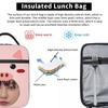 Dwaekki Changbin Insulated Lunch Bag for Women Office Cooler Thermal Food Box Tote Portable Lunch Boxes Container