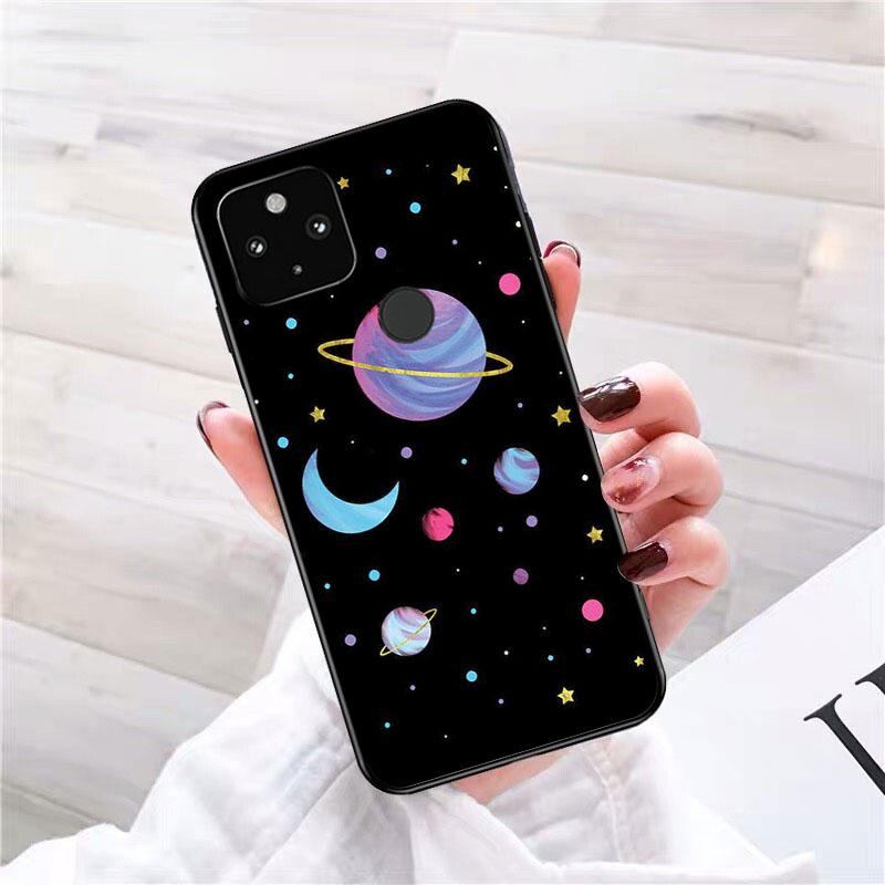 

Moon Stars Space Astronaut Phone Case for Google Pixel 10 9 Pro XL 9A 8 7 6 Pro Pixel 8A 7A 6A Pixel 8 7 6 5 Google Pixel 9