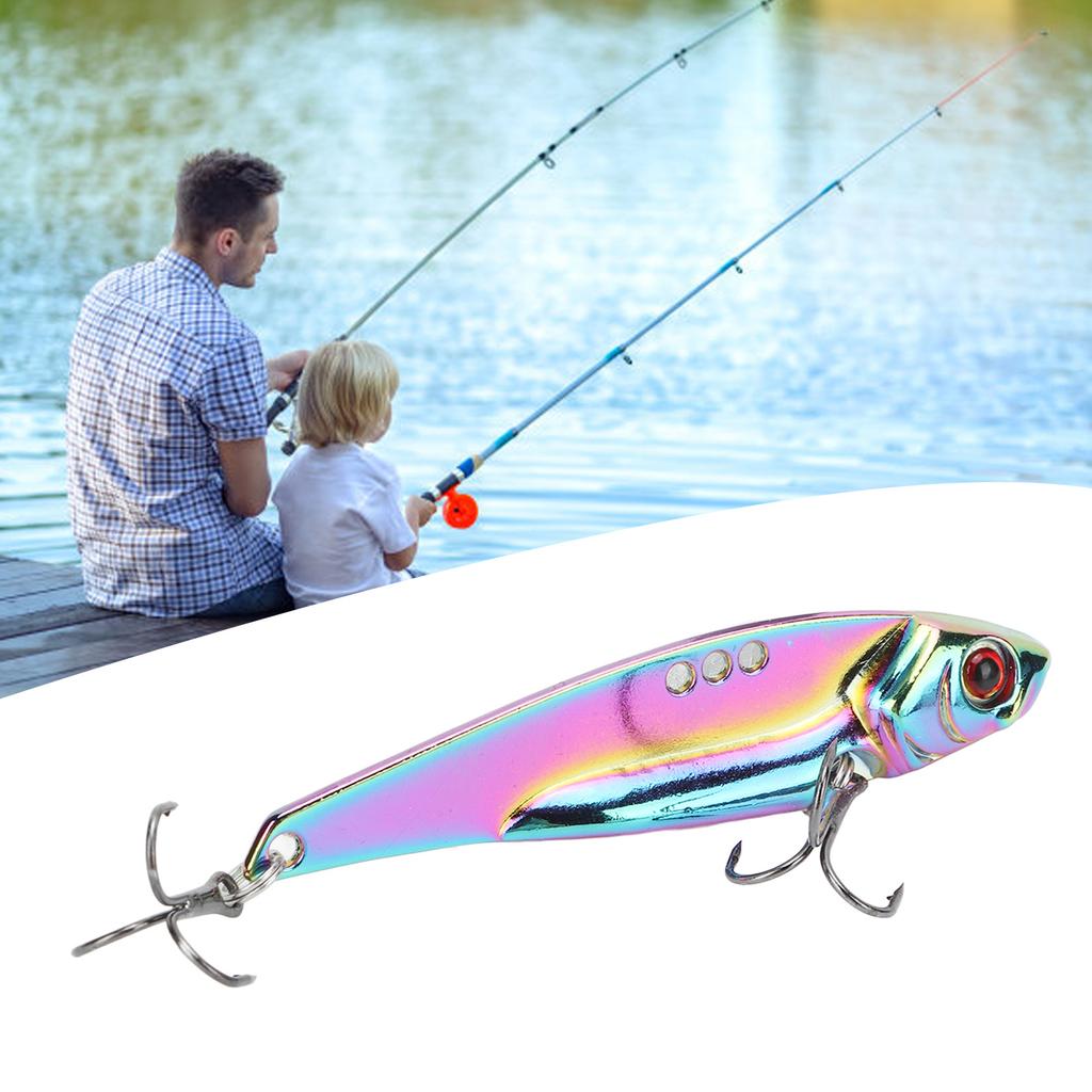 25g Blade Bait Fishing Lure Metal Vib Blade Lure Artificial Blade Swimbait Fishing Lures for Freshwater