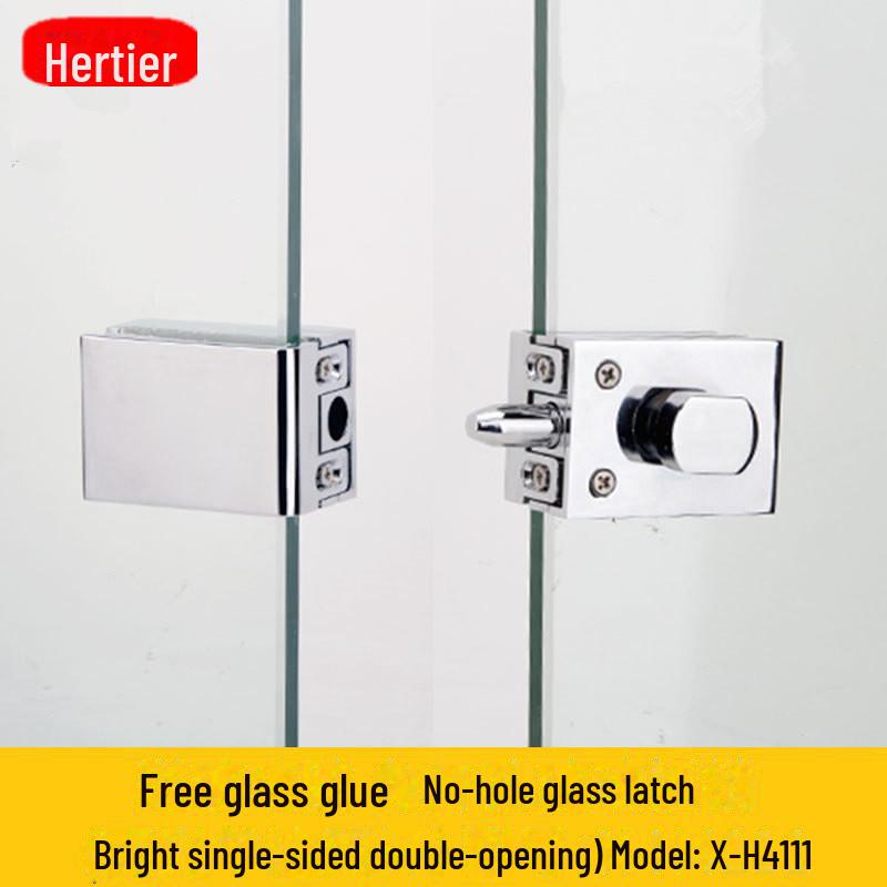 Încuietoare uși din sticlă - Încuietoare de podea cu o singură ușă pentru baie sau toaletă