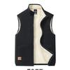 Lamb Velvet Vest Men's Thickened Double-sided Velvet Polar Fleece Warm Winter Vest Jacket