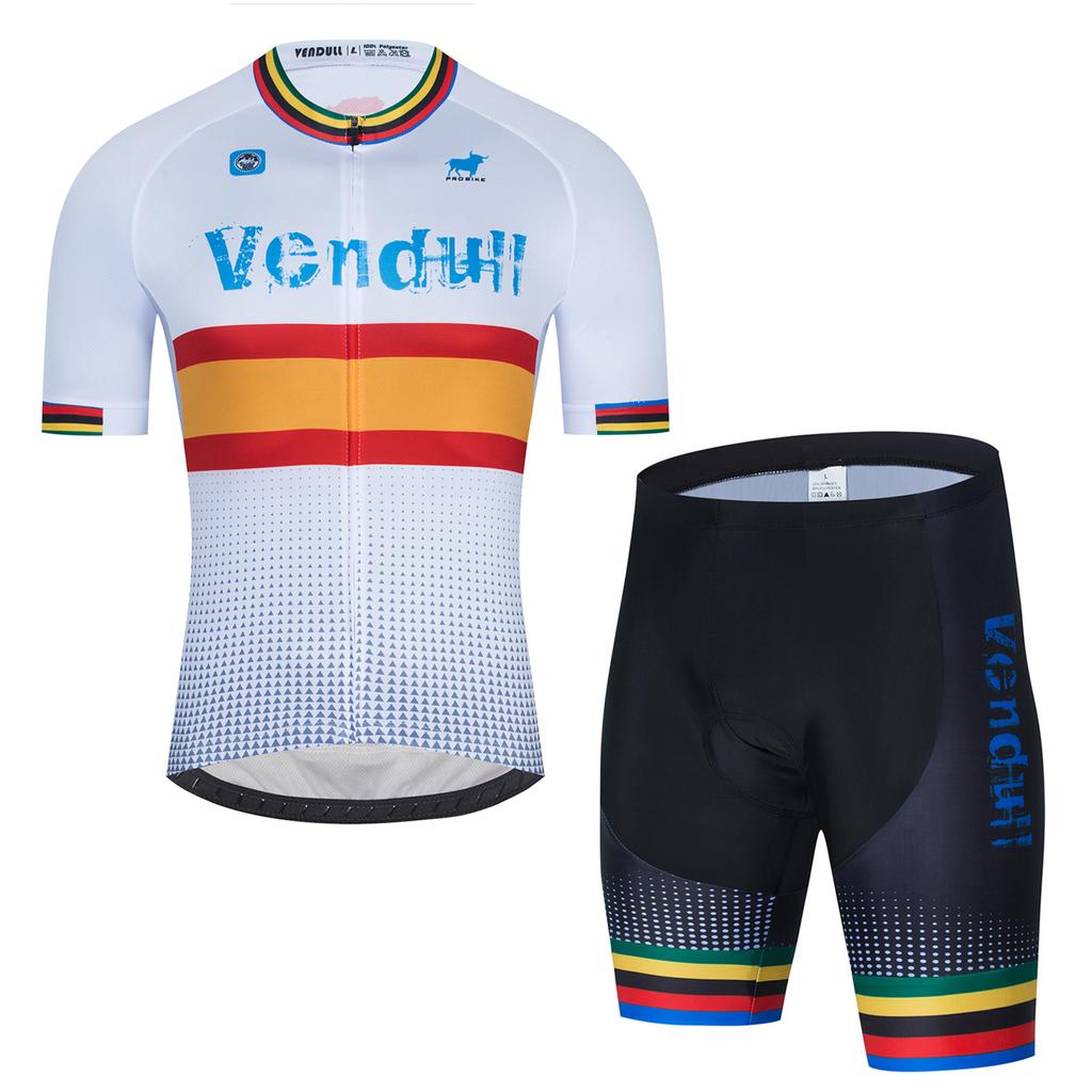 Vendull 2025 cyklistický dres sada letní Španělsko MTB cyklistické oblečení uniforma Maillot Ropa Ciclismo muži cyklistické oblečení oblek Hombre