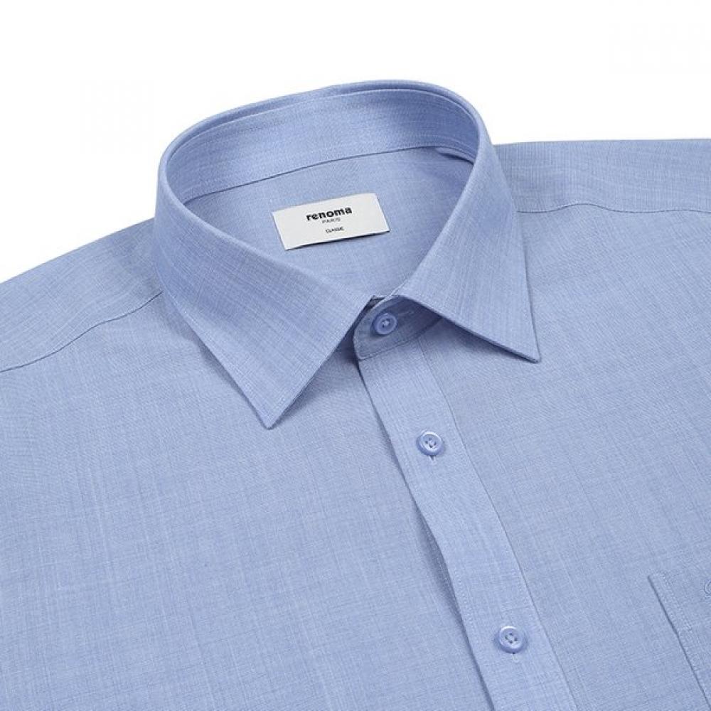 RENOMA Wool Mix Pillafil Solid Long Sleeve Shirt Rpssg1009 Bu