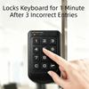 Battery Operated Digital Cabinet Lock Keyless Multi-function Cabinet Lock  Home Security