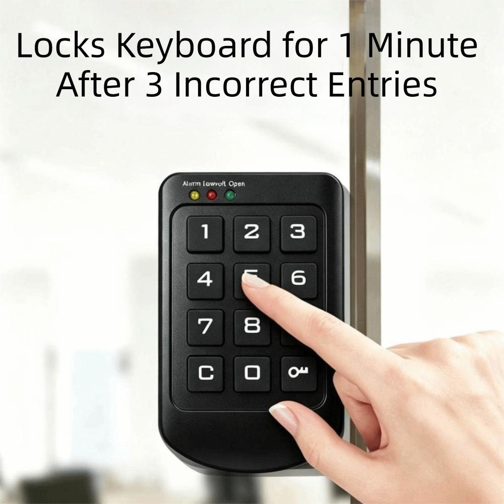 Battery Operated Digital Cabinet Lock Keyless Multi-function Cabinet Lock Home Security