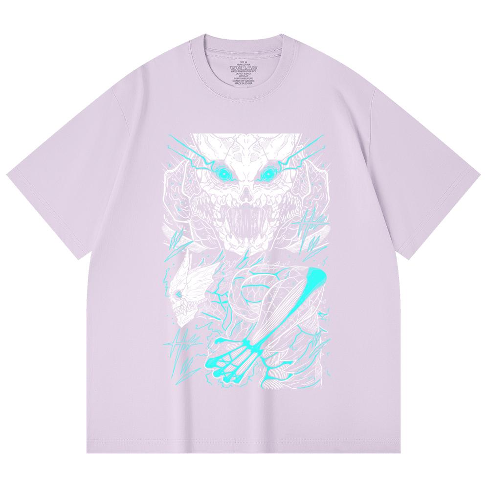230 Gsm 100% Cotton Kaiju No 8 V2 Print Unisex Heavy Cotton T Shirt