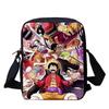 One Piece Cartoon Crossbody Bag Lightweight Adjustable Strap Casual Daily Bag Ideal Gifts For Boys Girls Bolsa Infantil Menina