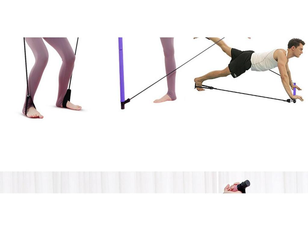 Multi-Function Pilates & Yoga Elastic Pull Rope Trainer
