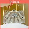 Elegant Ladies Tote With Lock Closure And Interior Phone Pocket For Night Out