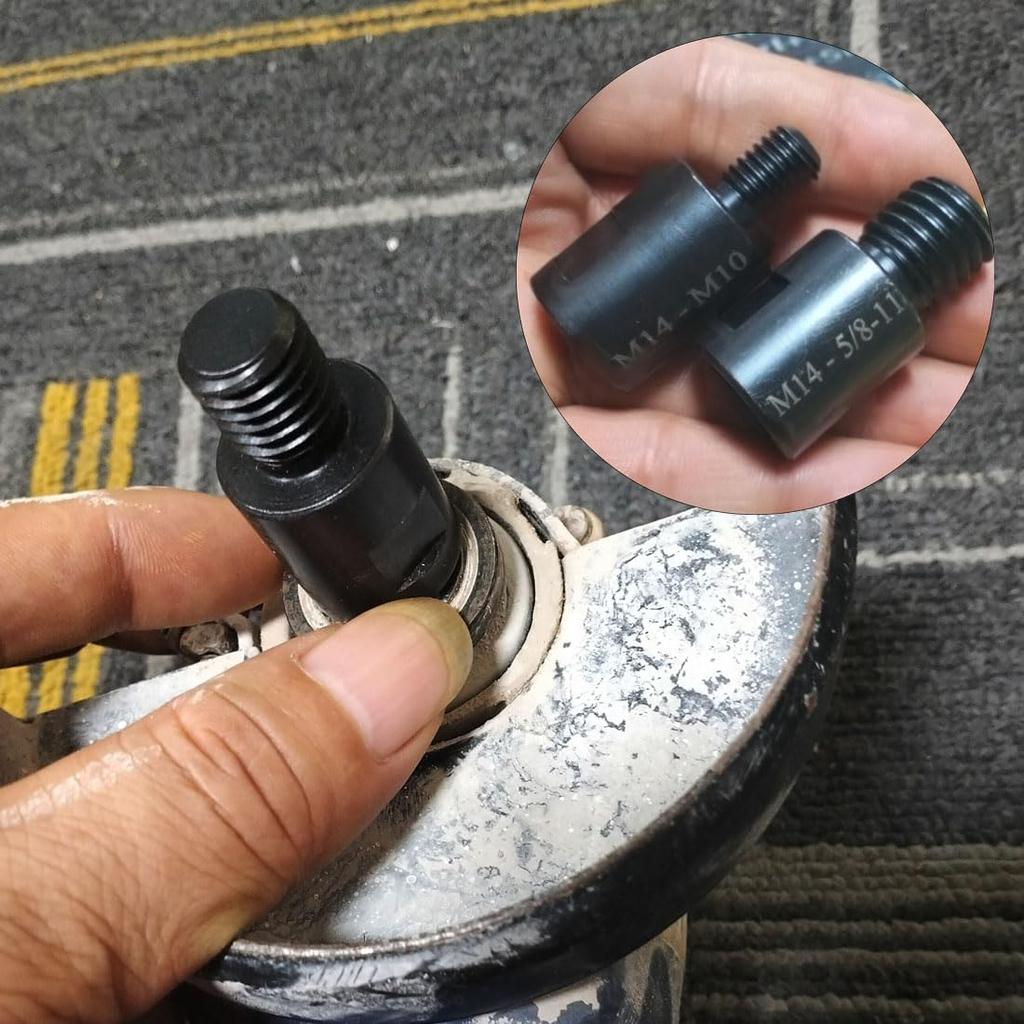 Angle Grinder Adapter Converter M10 M14 5/8-11 Thread Converter Adapte Arbor Connector For Polishing Pad Saw Blade Hole Saw Tool
