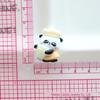Panda Bread Toast DIY Cream Glue Cartoon Food Resin Jewelry Accessories