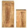 VidaXL Tables d'appoint 2 pcs Bois de manguier solide