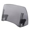Universal Motorcycle Windshield Extension Adjustable Spoiler Clamp On Windscreen Deflector For Most Model