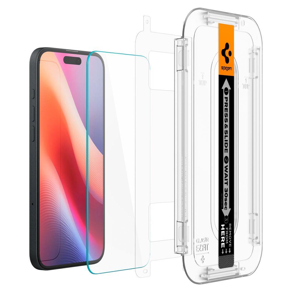 Szkło Hartowane Spigen Glas.tr Ez Fit Iphone 15 / 16 Clear