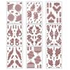 9pcs Water Transfer Decals Henna Tattoo Stickers Fake Body Art Sticker  Women/Lady/Girl