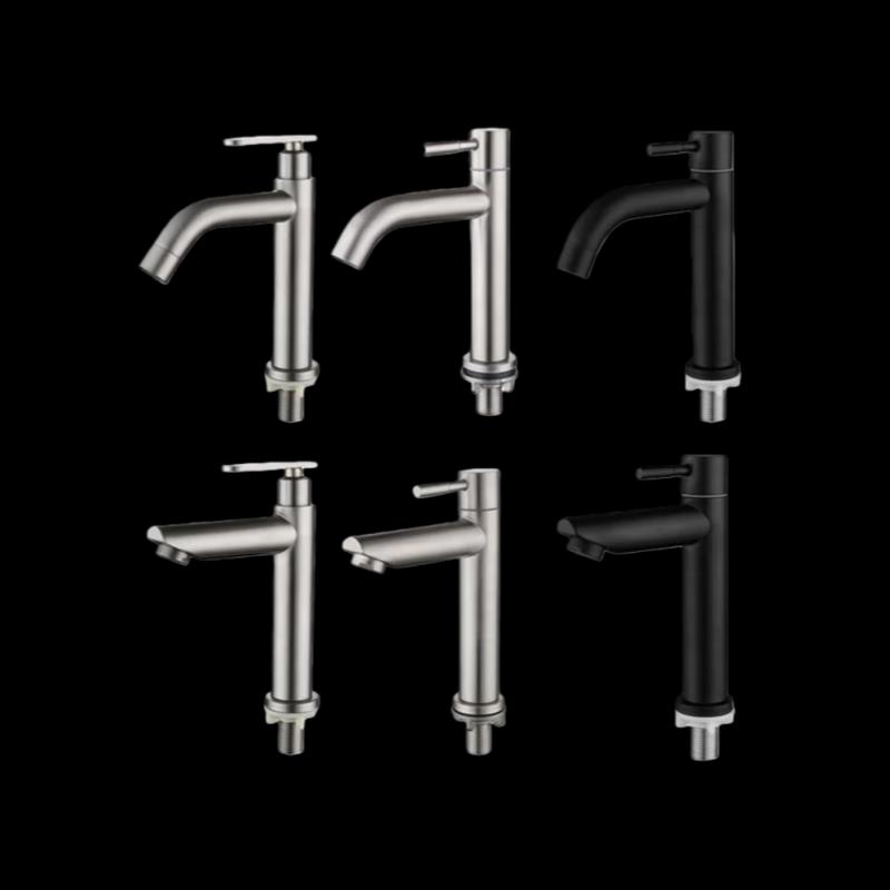 VEMUSE JDF-CW-526 Stainless Steel Single Cold Basin Faucet