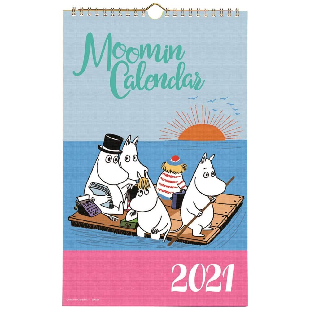 

Gakken Stafle 2021 Настенный календарь Муми-тролли Оригинал M11085, Иллюстрации,