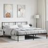 VidaXL Metal Bed Frame with Black Headboard 183x213 Cm 372184