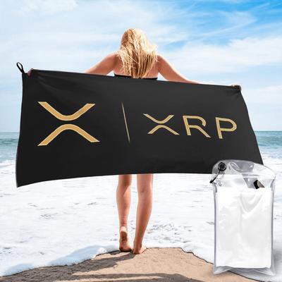 Xrp Cryptocurrency Xrp Beach Towel Soft Microfiber Quick Dry Absorbent Quick Towels For Yoga
