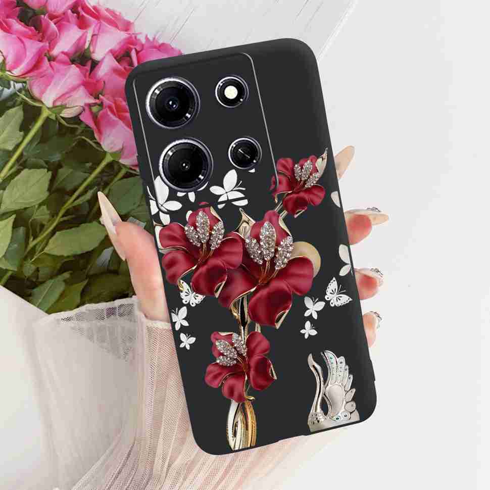 Phone Case For Infinix Note 30i X6716 Stylish Painted Cover For Infinix Note30i Note 30i Soft Silicone Shockproof Cover Fundas