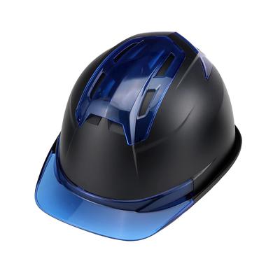 TOYO SAFETY Venti EM Matte Blue with Helmet, Black, Peak, Vents, No. 396FEM-BuBK