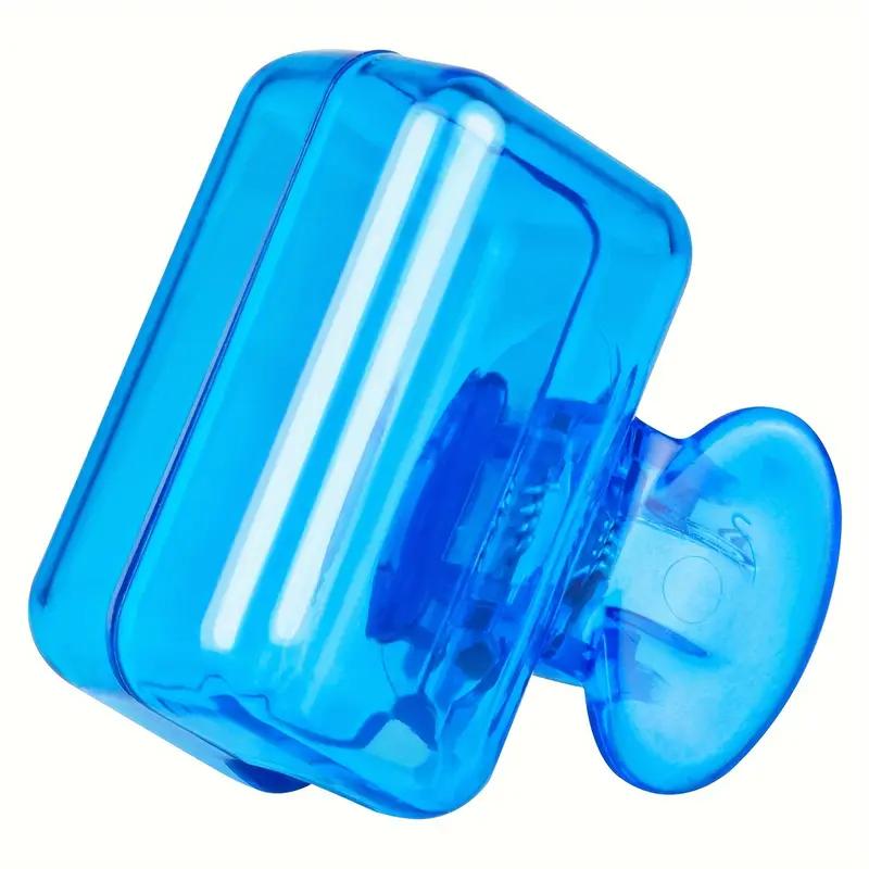 

1 шт. Портативные чехлы для зубных щеток - легко открывающийся/закрывающийся контейнер для хранения, защитный чехол для зубных щеток, необходимый для дома и путешествий, без спирта синий