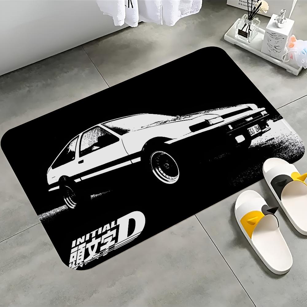 

Entrance Doormat Initial D Self-adhesive Art Poster Waterproof Paper Sticker Coffee House Bar Posters Wall Stickers 40x60cm