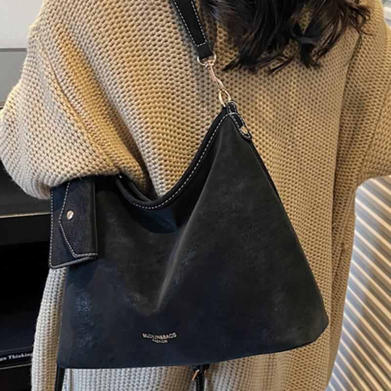 Tote Bag Women's Winter New Fashion Leopard Print Large Capacity Shoulder Bag Commuter Women's Bag