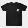 Asiatische Größe Herren Schwarz Bedrucktes T-Shirt Skelett-Design Auf Mittelfinger Halloween | Schwarze Edition No-Cut Print Baumwoll-T-Shirt