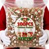 Christmas Keychains Pendants Mixed DIY Jewelry Making Set Women Kids Handmade Earrings Necklaces Bracelets Craft Party Supplies