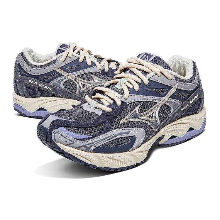 Mizuno Wave Orion Retro Functional Low-Top Running Shoes Unisex Running Shoes Dark-Gray Blue D1GH232107
