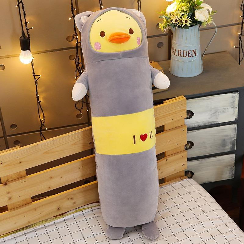 Plush Animals Cat Pig Dog Bear Duck Creative Long Soft Creative I Love You Pillow Kids Sleeping Pillow Plush Stuffed Lover Gift