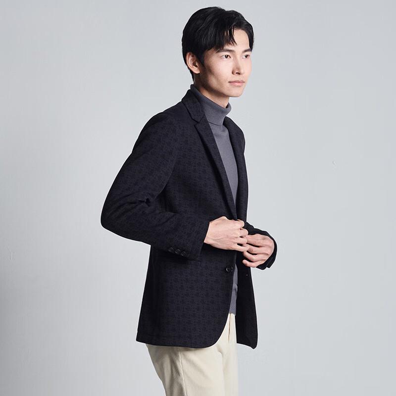 Baoxiniao Men's Slim Fit Textured Casual Blazer ESU233212S