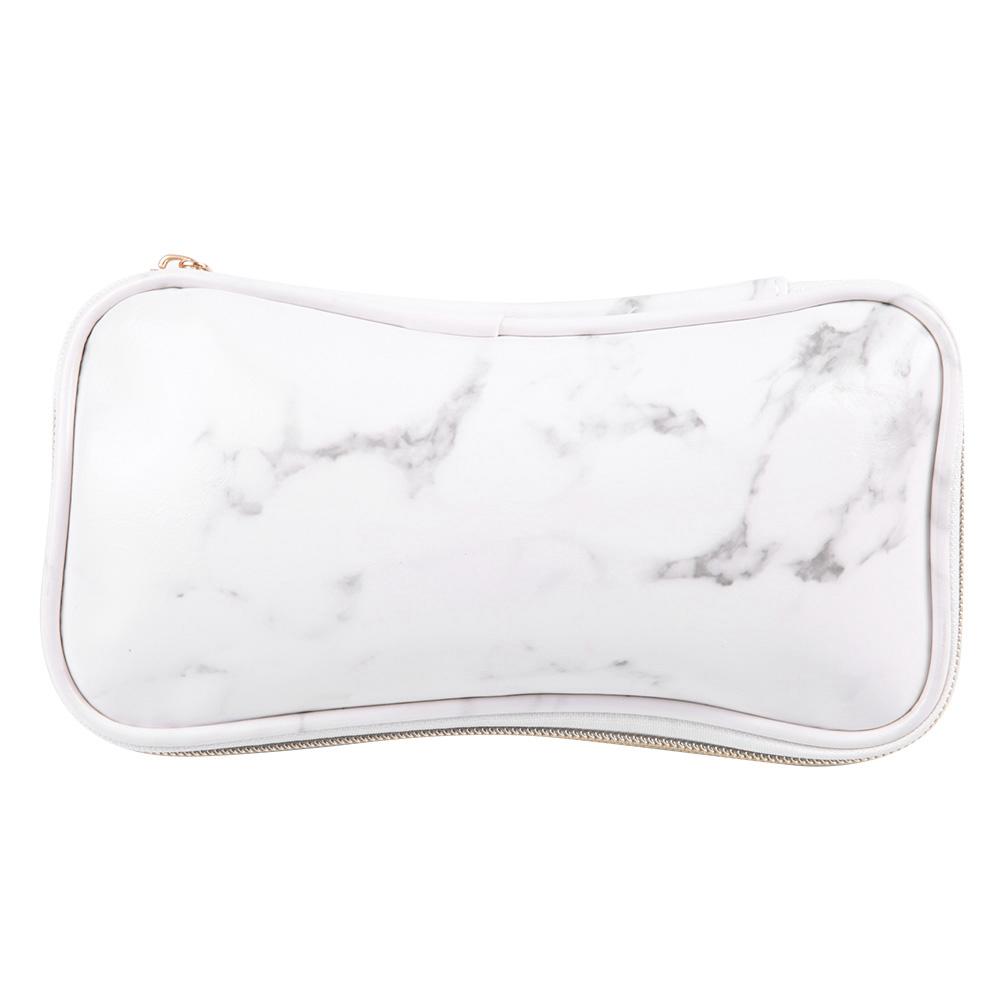 

Fashion Portable Marble Print PU Makeup Brushes Cosmetic Organizer Bag
